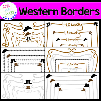 western themed borders