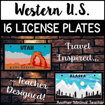 Preview of Western U.S. License Plates!