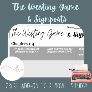 Preview of Westing Game & Signposts