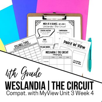 Preview of Weslandia & The Circuit Compatible with 4th Grade MyView Unit 3 Week 4