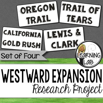 Preview of Westward Expansion Guided Research Project