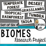 Biomes Guided Research Project