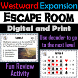 Westward Expansion Activity Escape Room (Manifest Destiny,