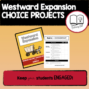 Preview of Westward Expansion Choice Project