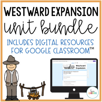 Preview of Westward Expansion Unit and Fun Activities - Pioneers, Gold Rush, Cattle Trails