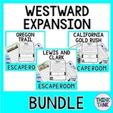 Westward Expansion ESCAPE ROOMS BUNDLE - Reading Comprehension