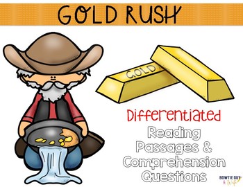 Preview of Westward Expansion: Gold Rush {Differentiated Close Reading Passages}