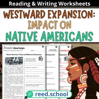 Preview of Westward Expansion: Impact on Native Americans | Intro Reading Lesson Grades 4-6