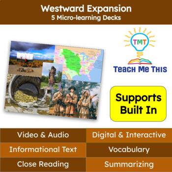 Preview of Westward Expansion Informational Text Reading Passages and Activities Bundle