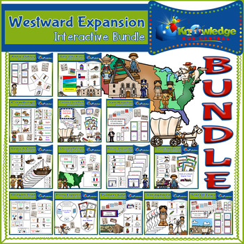 Preview of Westward Expansion Interactive Foldable Booklets BUNDLE