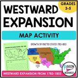 Westward Expansion Map, Westward Expansion Fun Activities 