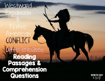 Preview of Westward Expansion & Native American Conflict Differentiated Nonfiction Passages