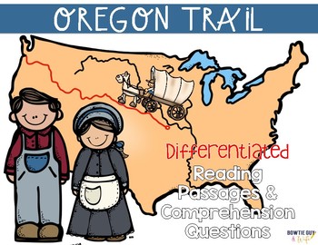 Preview of Westward Expansion: Oregon Trail {Differentiated Close Reading Passages}