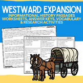 Westward Expansion Packet: No-Prep Informational History P