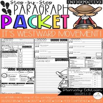 Preview of Westward Expansion Paragraph Packet | Informative Paragraph Writing | CKLA