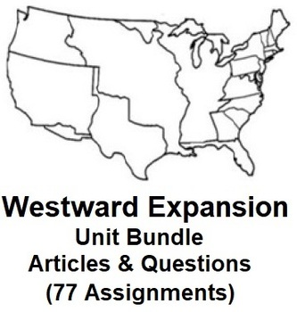 Preview of Westward Expansion Questions & Answers Bundle (77 PDF Assignments)