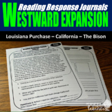 Westward Expansion Reading Responses