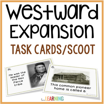 Preview of Westward Expansion Task Cards - Westward Expansion Fun Activities