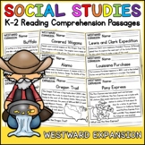 Westward Expansion Social Studies Reading Comprehension Pa