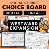 Westward Expansion | Social Studies Unit Choice Board Acti