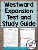 Westward Expansion Test and Study Guide