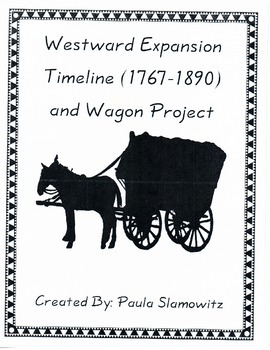 Preview of Westward Expansion Timeline Book