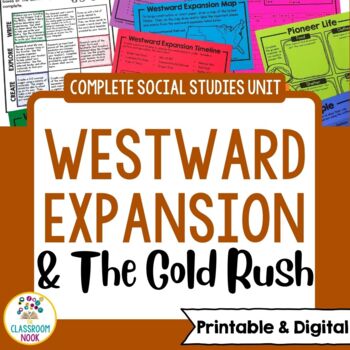 Preview of Westward Expansion: Trail of Tears, Oregon Trail, California Gold Rush, & MORE!