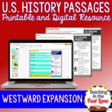 Westward Expansion - US History Reading Comprehension Passages