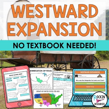 Preview of WESTWARD EXPANSION UNIT - Westward Expansion Test - Digital & Printable - GOOGLE