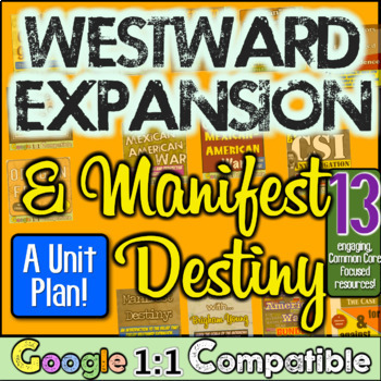Preview of Westward Expansion Unit Plan | Manifest Destiny Unit Plan Bundle