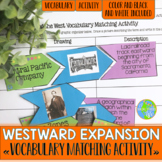 Westward Expansion Vocabulary Matching Activity