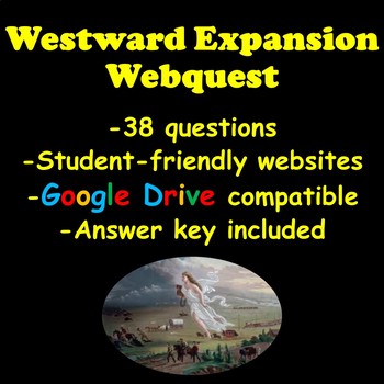 Preview of Westward Expansion Webquest (Manifest Destiny)