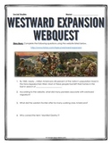 Westward Expansion - Webquest with Key