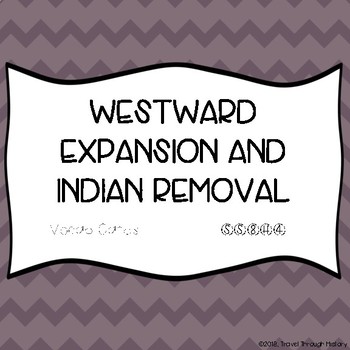 Preview of Westward Expansion and Native American Removal Vocab Cards