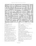 Westward Movement Crossword Puzzle