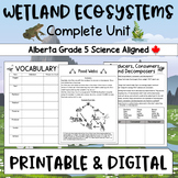Wetland Ecosystems Unit - Alberta Grade 5 Aligned - Scienc
