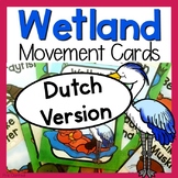 Wetland Themed Movement Cards - Dutch Version