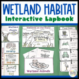 Wetlands Animal Habitats Project Lapbook for First Grade