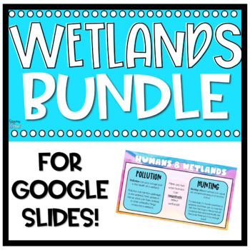 Preview of All About Wetlands The Ultimate Online Wetlands Google Slides Bundle Alberta