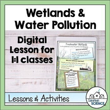 Wetlands and Water Pollution Lesson for Distance Learning by Suburban ...