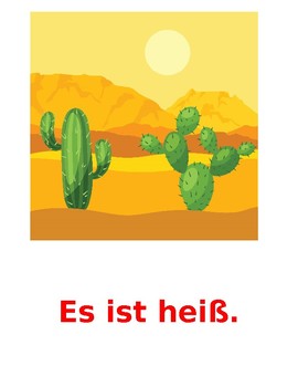 Preview of Wetter (Weather in German) Posters