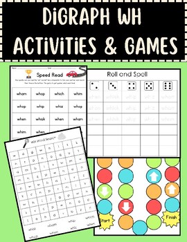 Preview of Digraph WH Activities and Games