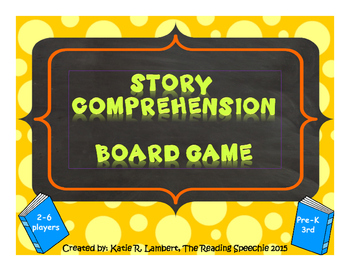Preview of Story Comprehension Game Board FREEBIE