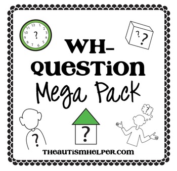 Preview of Wh- Question Mega Pack