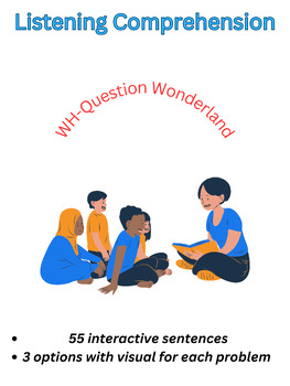 Preview of Wh-Question Wonderland: Sentence Comprehension Activities for Young Learners