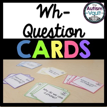 Preview of Wh- Questions Cards