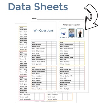 wh questions what where who digital pdf and printables prek kindergarten