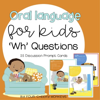 Preview of Wh questions discussion cards | speech and oral language