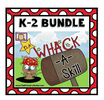 Preview of Whack-A-Reading Skill K-2 Mega Bundle