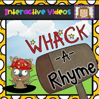 Preview of Whack-A-Rhyme - Interactive Videos